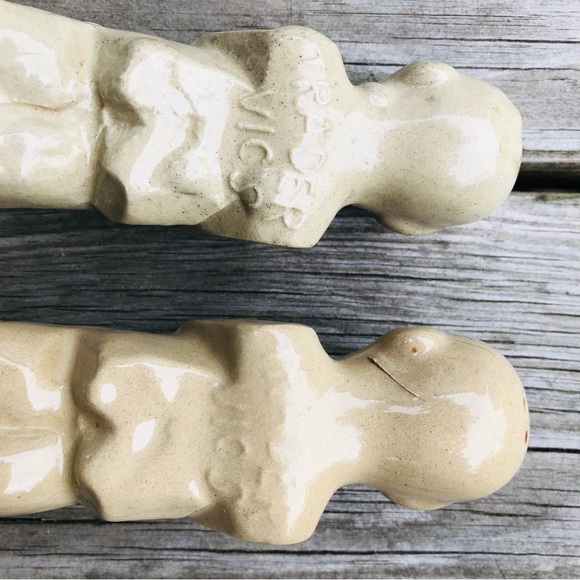 Vintage TRADER VIC's Salt & Pepper Shakers / 1950's Tiki Bar - Picture 7 of 7